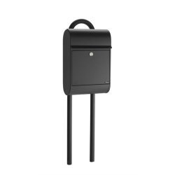 Postkasse SORT - Topbetjent brevindkast : ALLUX 8900